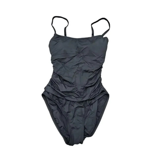 La Blanca Swimsuit One Piece Size 4 Black - Picture 3 of 8